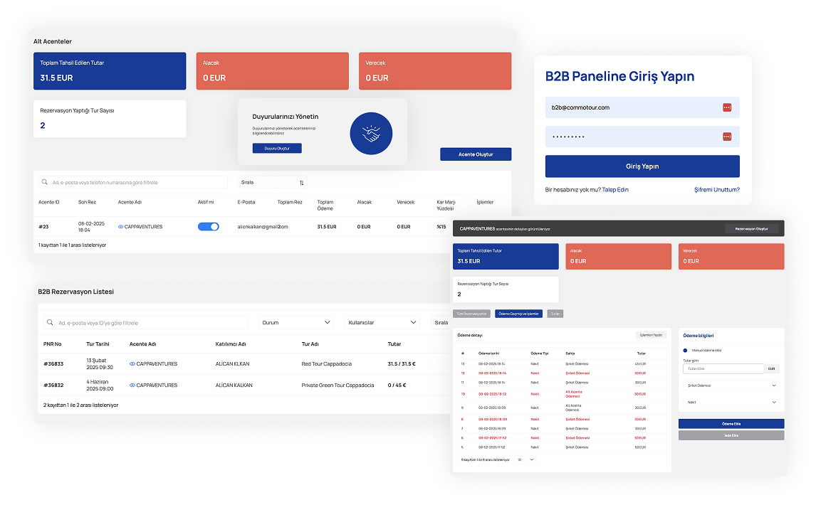 Yönetim <span>-></span> B2B Paneli