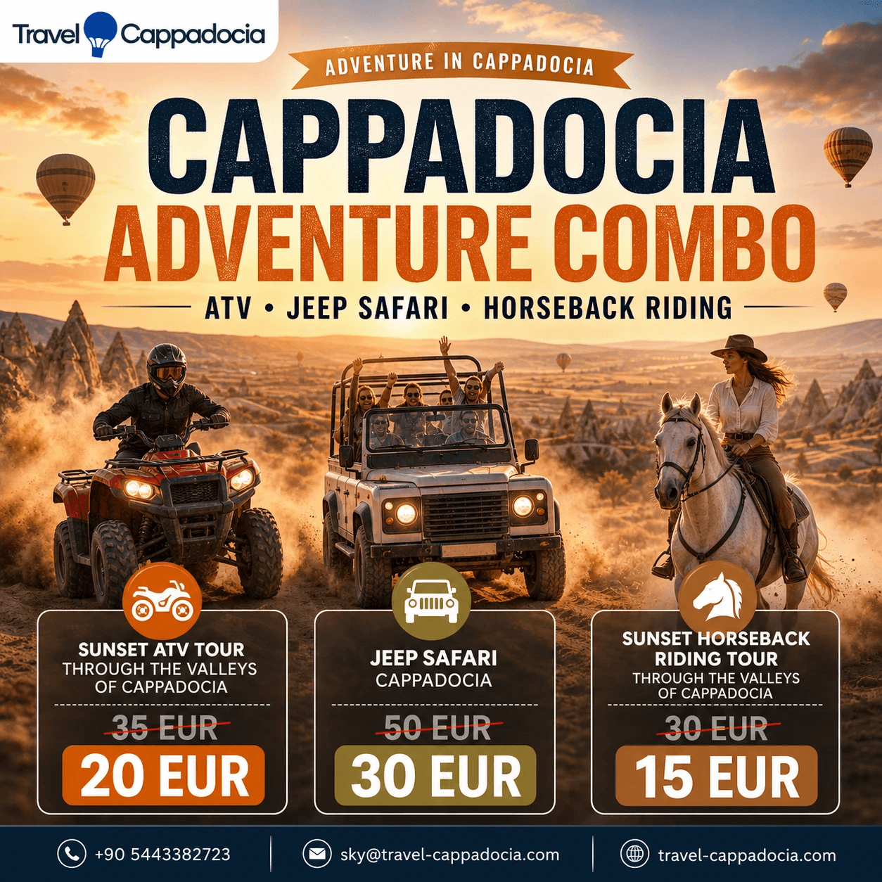 Cappadocia Adventure Combo