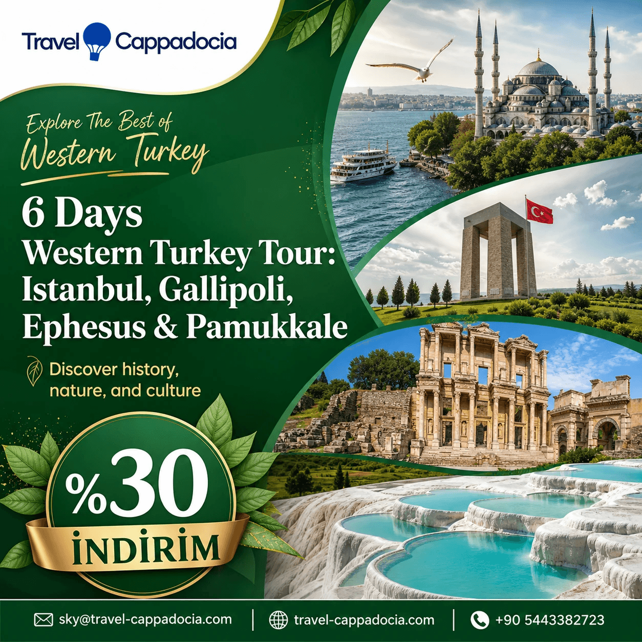 6 Days Western Turkey Tour