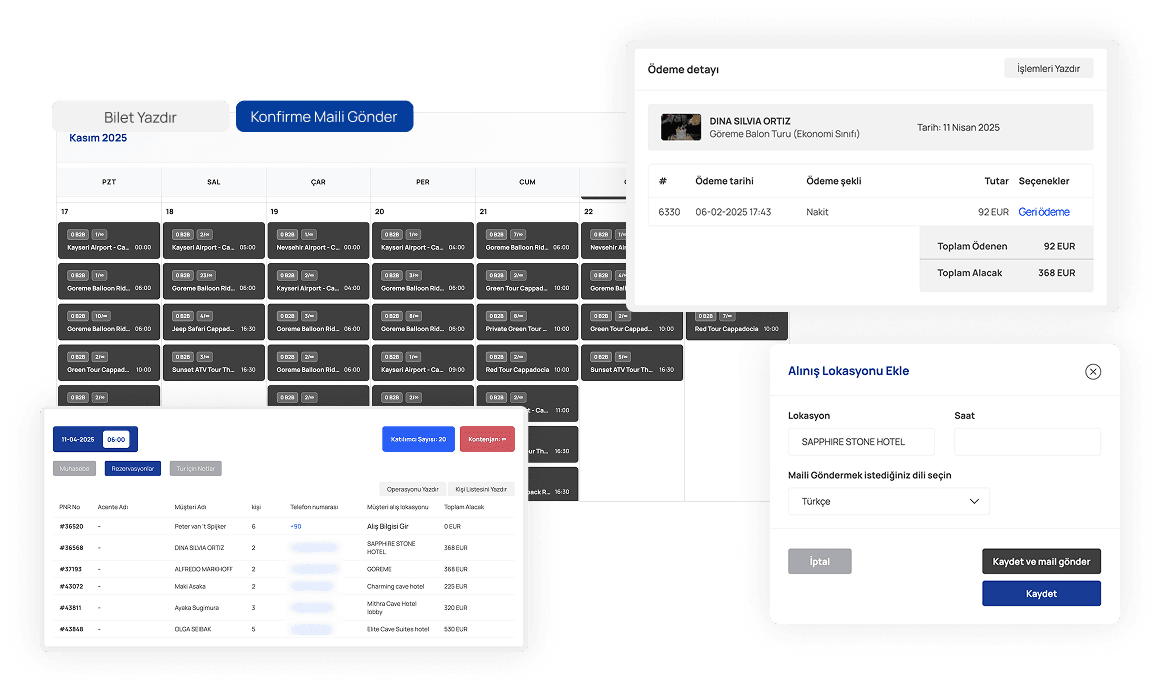 Track your operations