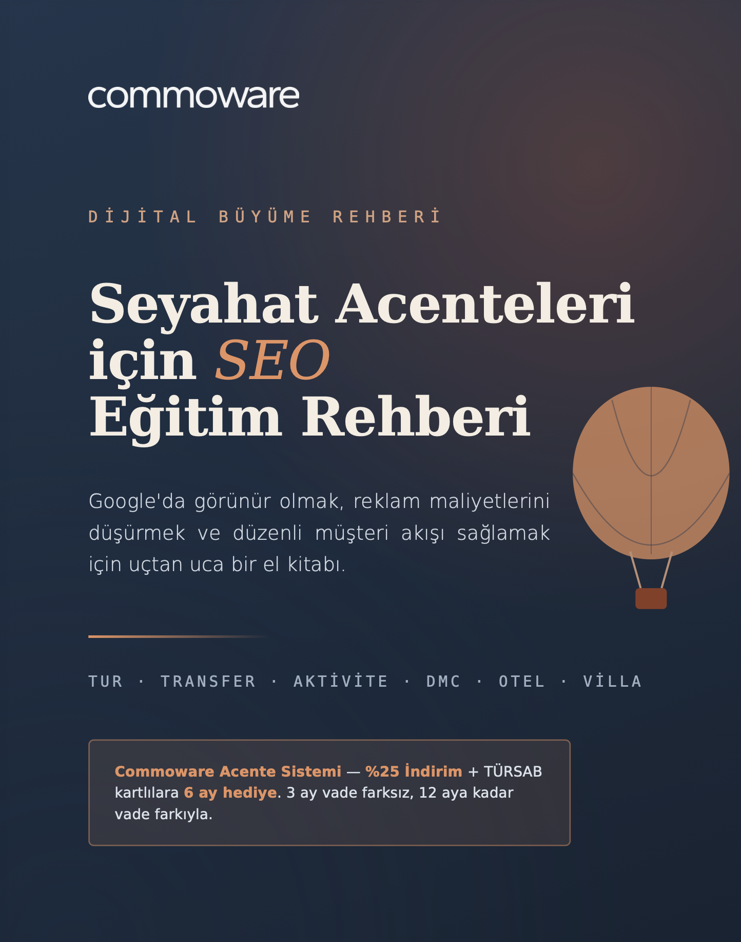 Seyahat Acenteleri için Ücretsiz SEO E-Kitap